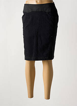 Jupe mi-longue coupe droite noir MERI & ESCA femme