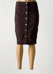 Jupe mi-longue marron GUY DUBOUIS pour femme seconde vue