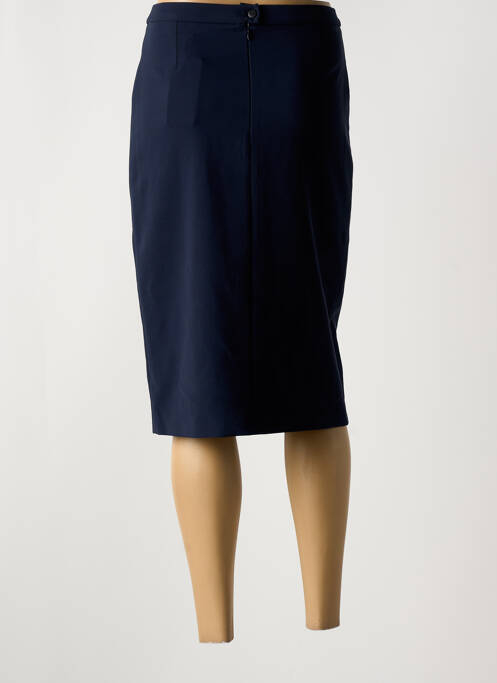 Jupe mi-longue taille normale bleu GREGORY PAT femme