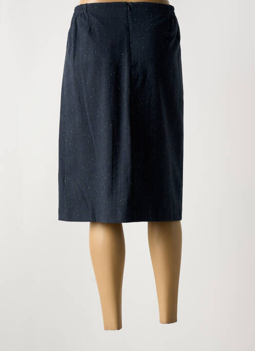 Jupe mi-longue bleu GUY DUBOUIS pour femme