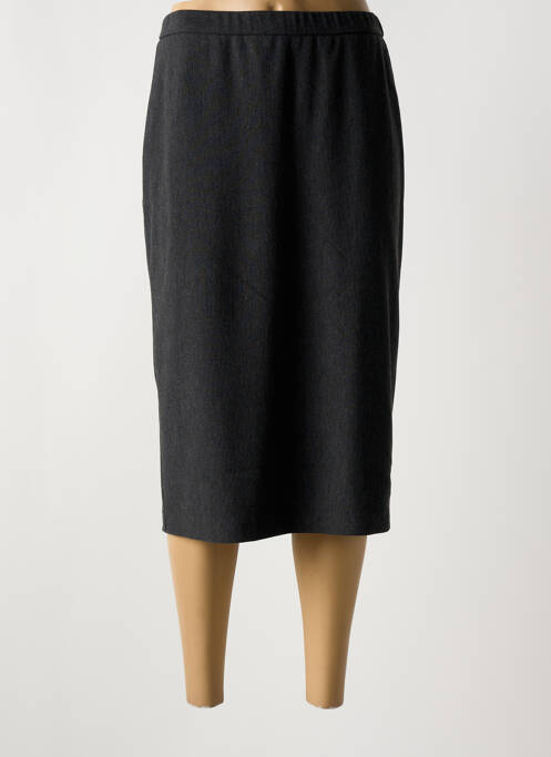 Jupe mi-longue gris FRANCE RIVOIRE pour femme