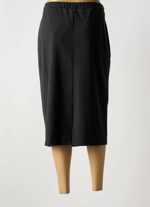 Jupe mi-longue gris FRANCE RIVOIRE pour femme