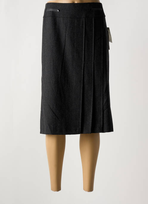 Jupe mi-longue gris GUY DUBOUIS pour femme