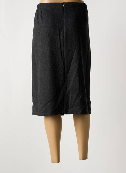 Jupe mi-longue gris GUY DUBOUIS pour femme