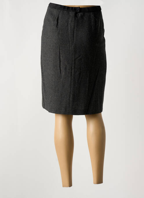 Jupe mi-longue gris GUY DUBOUIS pour femme