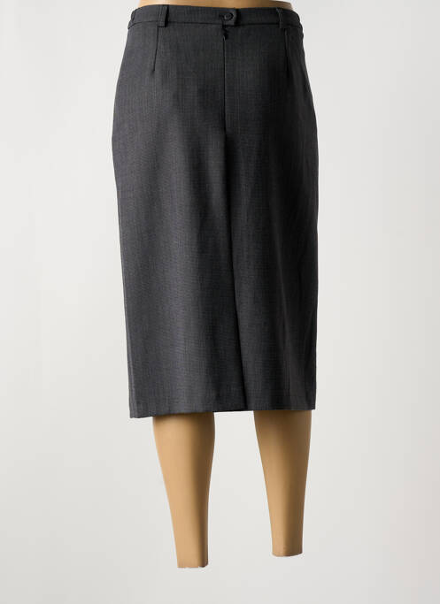 Jupe mi-longue gris GUY DUBOUIS femme