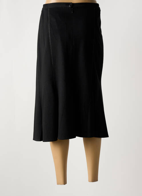 Jupe mi-longue noir FRANCE RIVOIRE pour femme