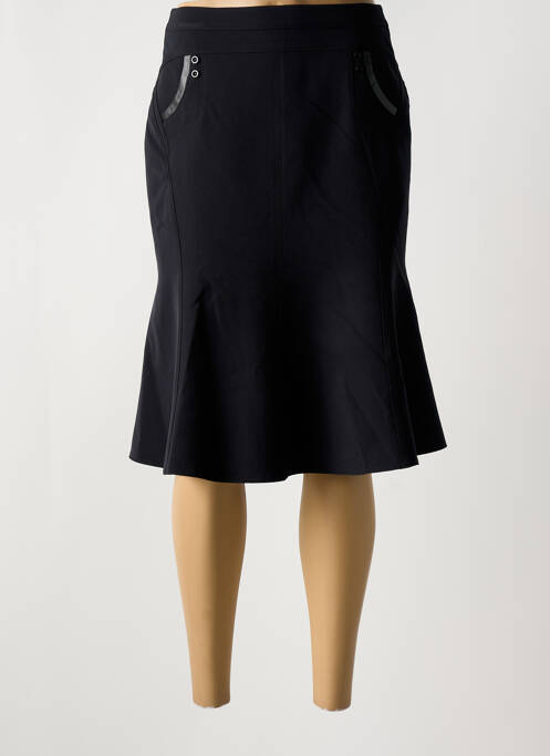 Jupe mi-longue noir GUY DUBOUIS pour femme