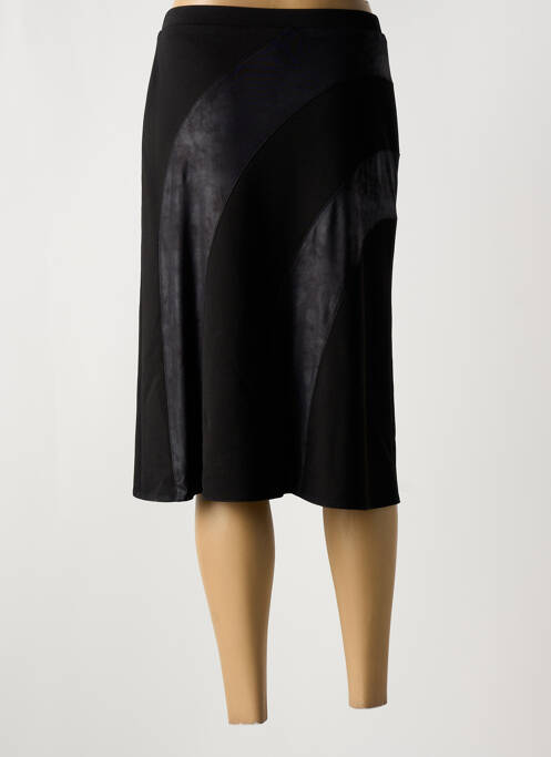 Jupe mi-longue noir GUY DUBOUIS pour femme