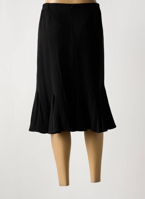 Jupe mi-longue noir GUY DUBOUIS pour femme