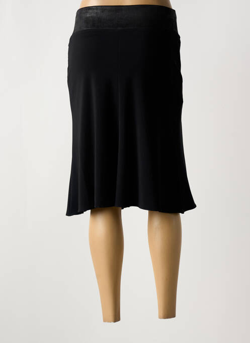Jupe mi-longue noir GUY DUBOUIS pour femme
