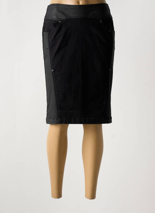 Jupe mi-longue noir MERI & ESCA pour femme