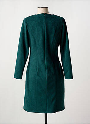 Robe mi-longue manches longues manches longues vert GREGORY PAT femme