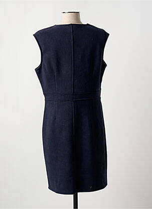 Robe mi-longue sans manche sans manche bleu GUY DUBOUIS femme