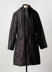 Manteau long noir FRANCE RIVOIRE pour femme seconde vue