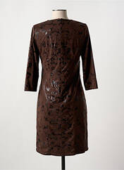 Robe mi-longue marron GREGORY PAT pour femme seconde vue