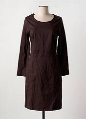 Robe mi-longue marron GUY DUBOUIS pour femme seconde vue