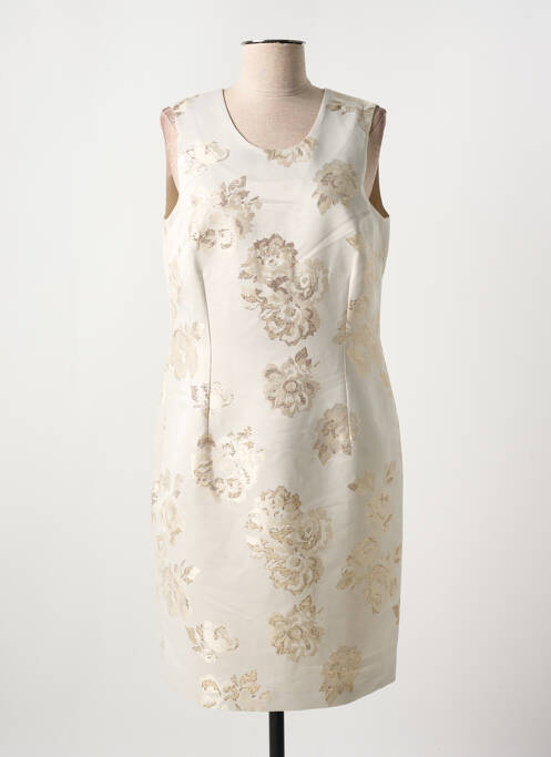 Robe mi-longue beige MERI & ESCA pour femme