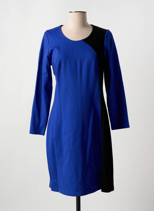 Robe mi-longue bleu GUY DUBOUIS pour femme