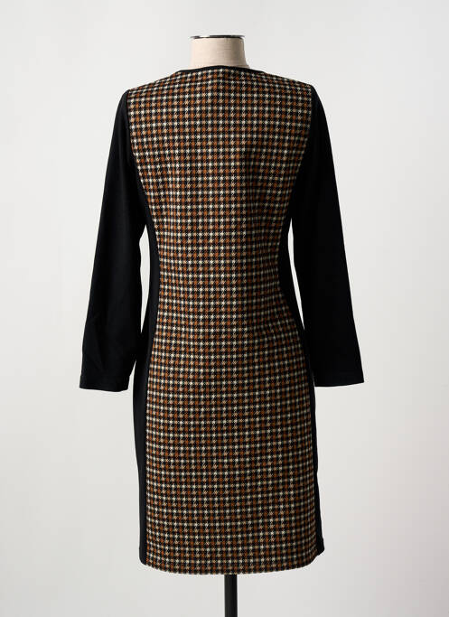 Robe mi-longue marron GUY DUBOUIS pour femme