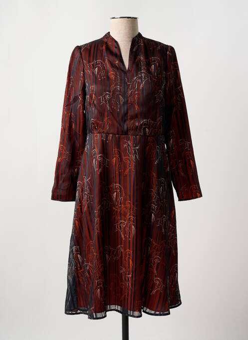 Robe mi-longue noir GREGORY PAT pour femme