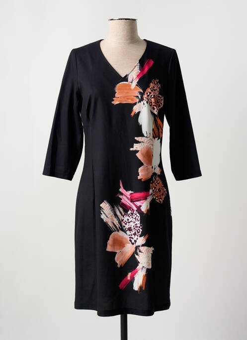 Robe mi-longue noir GUY DUBOUIS pour femme