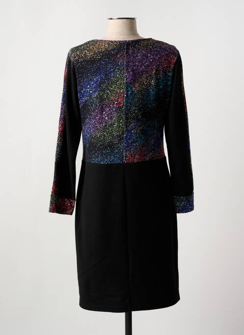 Robe mi-longue noir GUY DUBOUIS pour femme