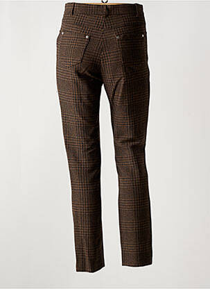 Pantalon slim stretch taille normale marron GUY DUBOUIS femme