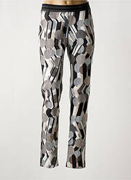 Pantalon slim taille élastique taille normale noir GUY DUBOUIS femme
