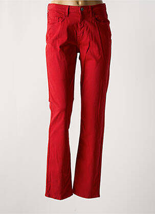 Jeans coupe slim stretch taille normale rouge MERI & ESCA femme