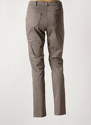 Pantalon slim stretch taille normale marron MERI & ESCA femme