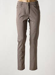 Pantalon slim marron MERI & ESCA pour femme seconde vue