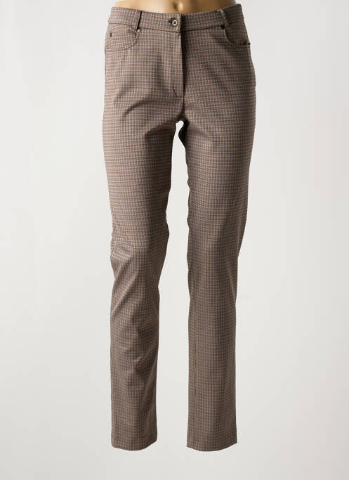 Pantalon slim marron MERI & ESCA pour femme