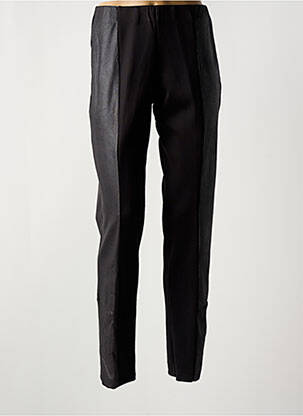 Legging tissage simili-cuir taille haute noir MERI & ESCA femme