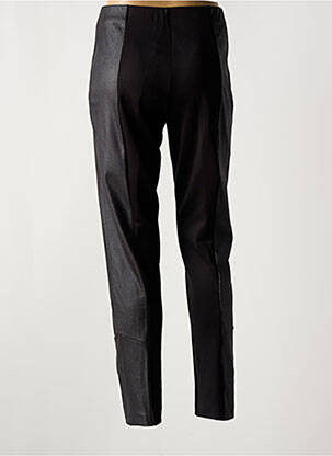 Legging tissage simili-cuir taille haute noir MERI & ESCA femme