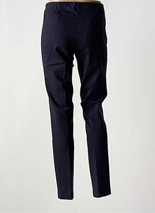 Pantalon slim taille haute taille haute bleu GUY DUBOUIS femme