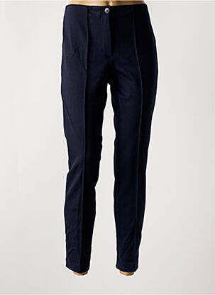 Pantalon slim taille haute taille haute bleu GUY DUBOUIS femme