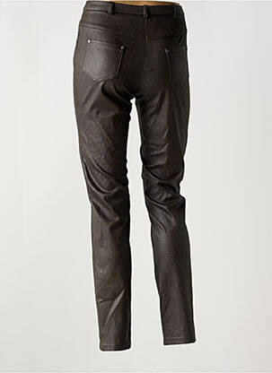 Pantalon slim stretch taille normale marron MERI & ESCA femme