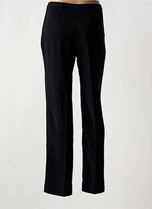 Pantalon slim tissage popeline taille haute noir GUY DUBOUIS femme