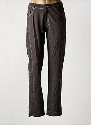 Pantalon slim stretch taille normale marron MERI & ESCA femme