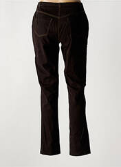 Pantalon slim marron GUY DUBOUIS pour femme seconde vue