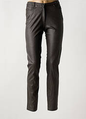 Pantalon slim marron MERI & ESCA pour femme seconde vue