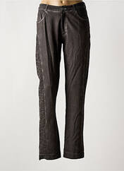 Pantalon slim marron MERI & ESCA pour femme seconde vue