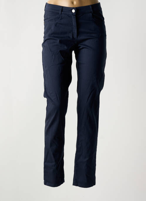 Pantalon slim bleu GUY DUBOUIS pour femme