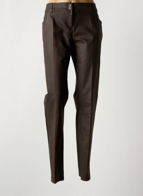 Pantalon slim marron MERI & ESCA pour femme