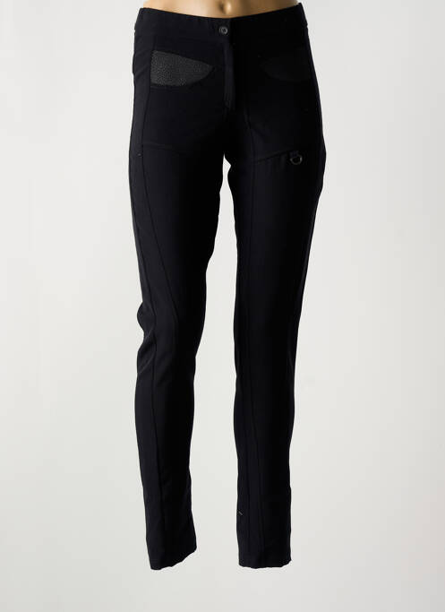 Pantalon slim noir GUY DUBOUIS pour femme