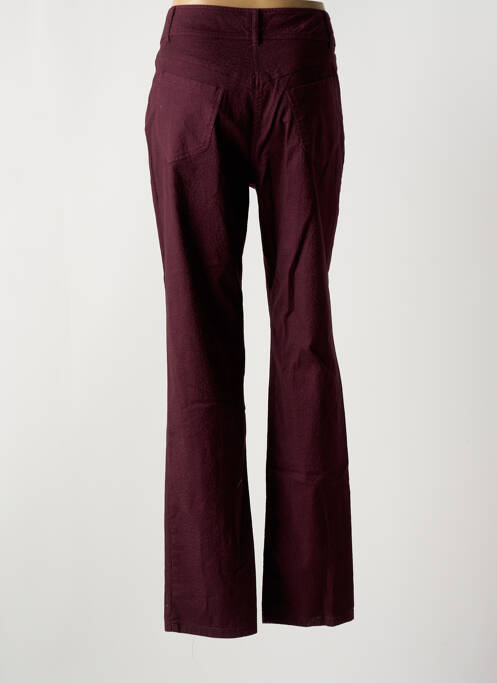 Pantalon slim rouge GUY DUBOUIS pour femme