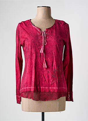 T-shirt manches longues manches longues rose MERI & ESCA femme