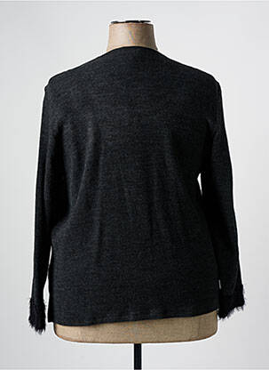 Pull coupe droite manches longues gris GUY DUBOUIS femme