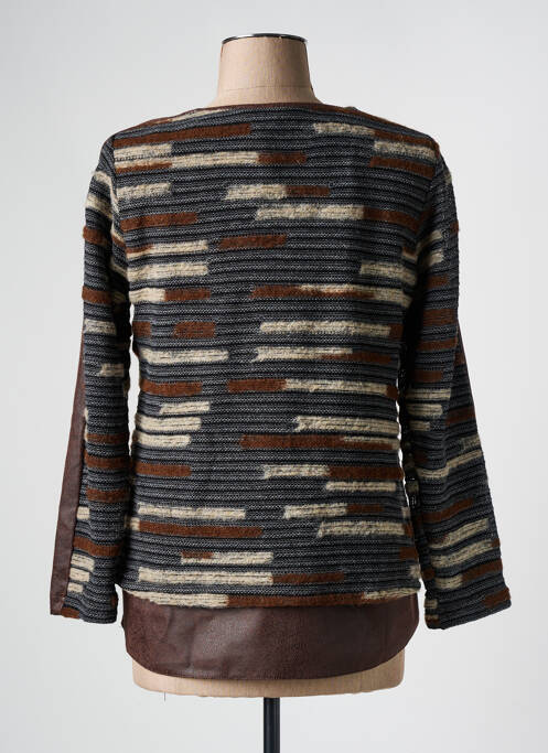 Pull marron MERI & ESCA pour femme